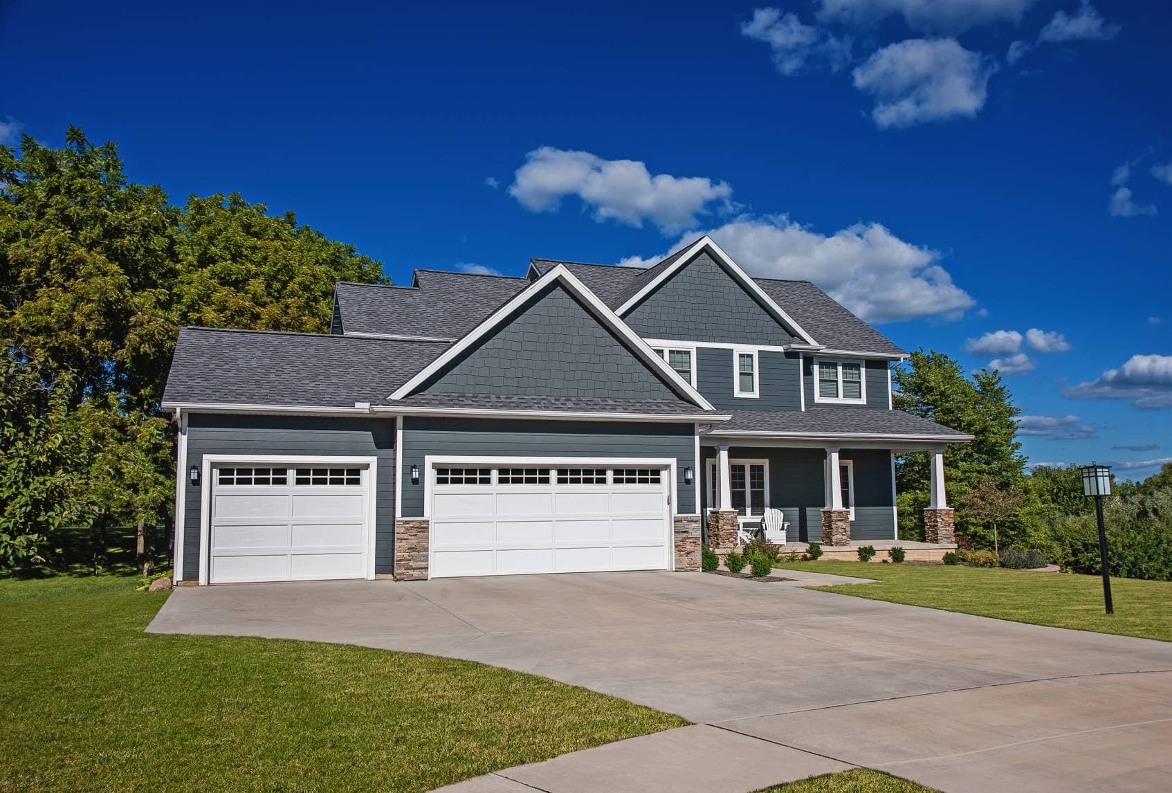 Recessed Panel garage door